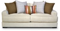 Contemporary Ivory White Sofa - Carlin