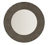 Gray Round Mirror - Linea