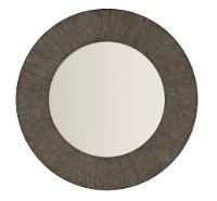 Gray Round Mirror - Linea