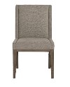 Contemporary Charcoal Gray Upholstered Dining Chair - Linea