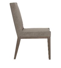 Contemporary Charcoal Gray Upholstered Dining Chair - Linea-2