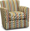 Contemporary Multi Striped Accent Chair - Owen
