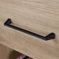 11026 Industrial Modern Rustic Oak Nightstand - Fakto-4