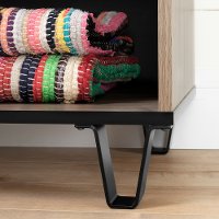11026 Industrial Modern Rustic Oak Nightstand - Fakto-5