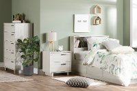 11951 Modern Light Gray Oak Chest of Drawers - Fynn-5