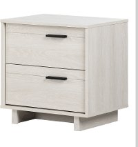 11952 Modern Light Gray Oak Nightstand - Fynn-2