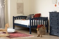11820 Cottage Navy Blue Twin-over-Twin Bunk Bed - Summer Breeze-6