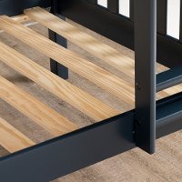 11824 Navy Blue Twin-over-Twin Bunk Bed with Drawers - Ulysses-6