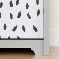 10543 Classic Soft Gray Changing Table and Hamper - Vito-7