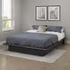 10441 Contemporary Gray Oak Full Platform Bed - Step One