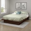 10437 Contemporary Cherry Full Platform Bed - Step One