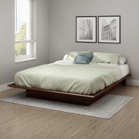 10436 Contemporary Cherry Queen Platform Bed - Step One