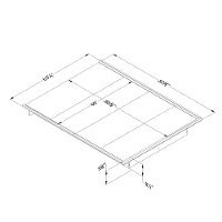 10436 Contemporary Cherry Queen Platform Bed - Step One-2