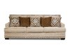 Casual Traditional White Linen Sofa - Anna