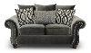Traditional Mocha Gray Loveseat - Richmond