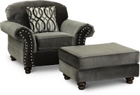 Traditional Mocha Gray Chair - Richmond-2