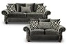 Traditional Mocha 2 Piece Living Room Set - Richmond