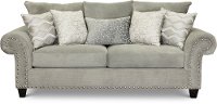 Traditional Platinum Gray Sofa - Camino-2