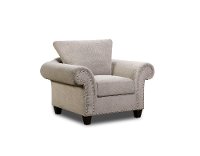 Traditional Platinum Gray Chair - Camino