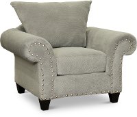 Traditional Platinum Gray Chair - Camino-3