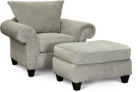 Traditional Platinum Gray Chair - Camino-4