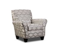 Traditional Platinum Accent Chair - Camino