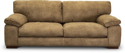 Casual Contemporary Taupe Sofa - Paige