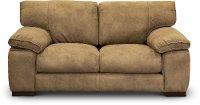 Casual Contemporary Taupe Loveseat - Paige