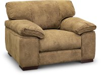 Casual Contemporary Taupe Chair - Paige