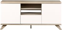 12163 60 Inch Soft Elm and Pure White TV Stand - Cinati-5