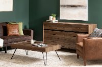 12063 Vintage Oak Coffee Table - Slendel-3
