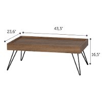 12063 Vintage Oak Coffee Table - Slendel-7