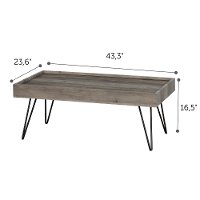 12064 Reclaimed Oak Coffee Table - Slendel-5