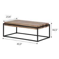 12065 Barn Oak Coffee Table - Mezzy-7