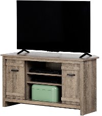 11927 Weathered Oak 40 Inch Corner TV Stand - Exhibit-2