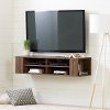 11962 Natural Walnut 48 Inch Wall Mounted Media Console - City Life