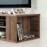 11962 Natural Walnut 48 Inch Wall Mounted Media Console - City Life-2