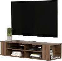 11962 Natural Walnut 48 Inch Wall Mounted Media Console - City Life-3