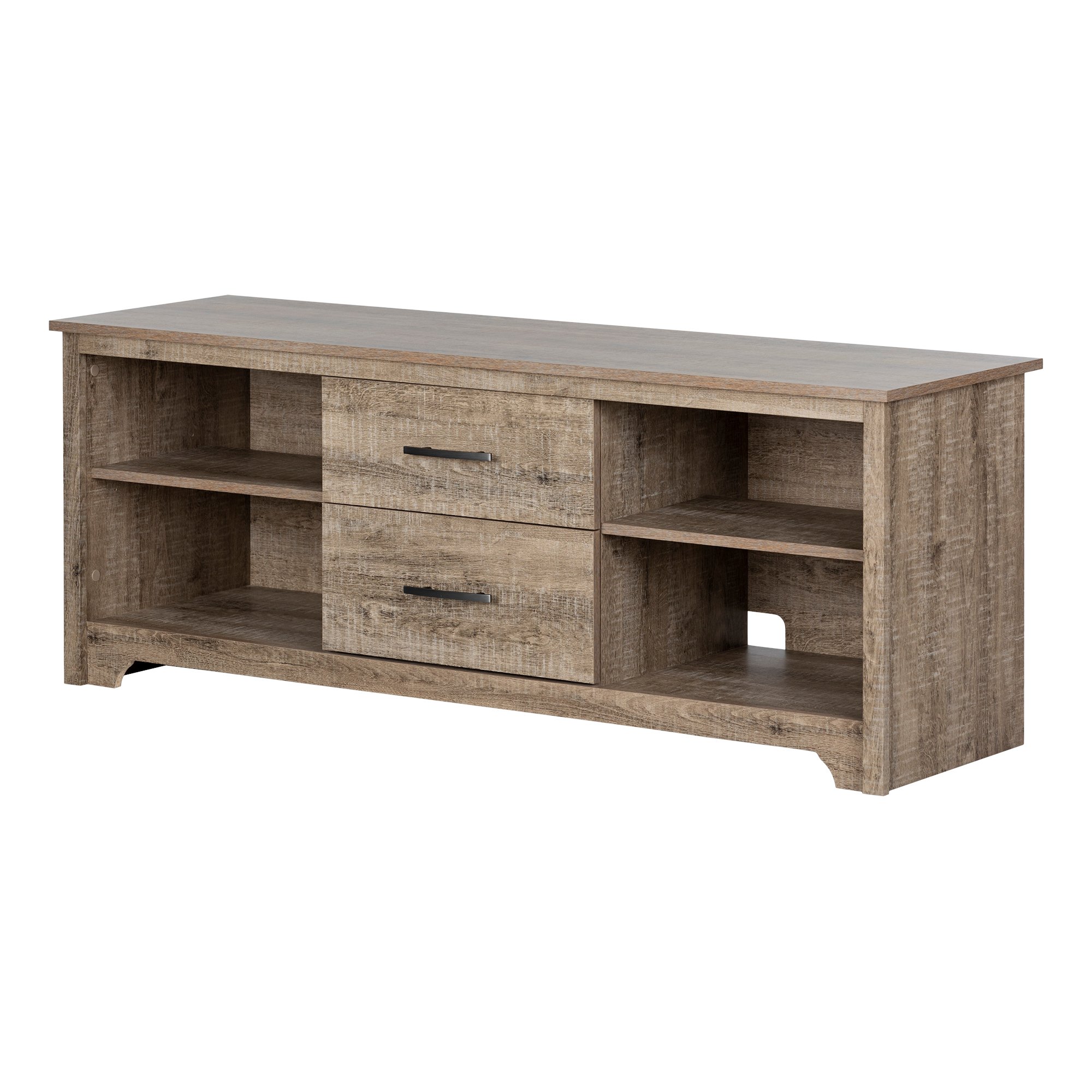 11684 Fusion Weathered Oak 60 Inch TV Stand-2