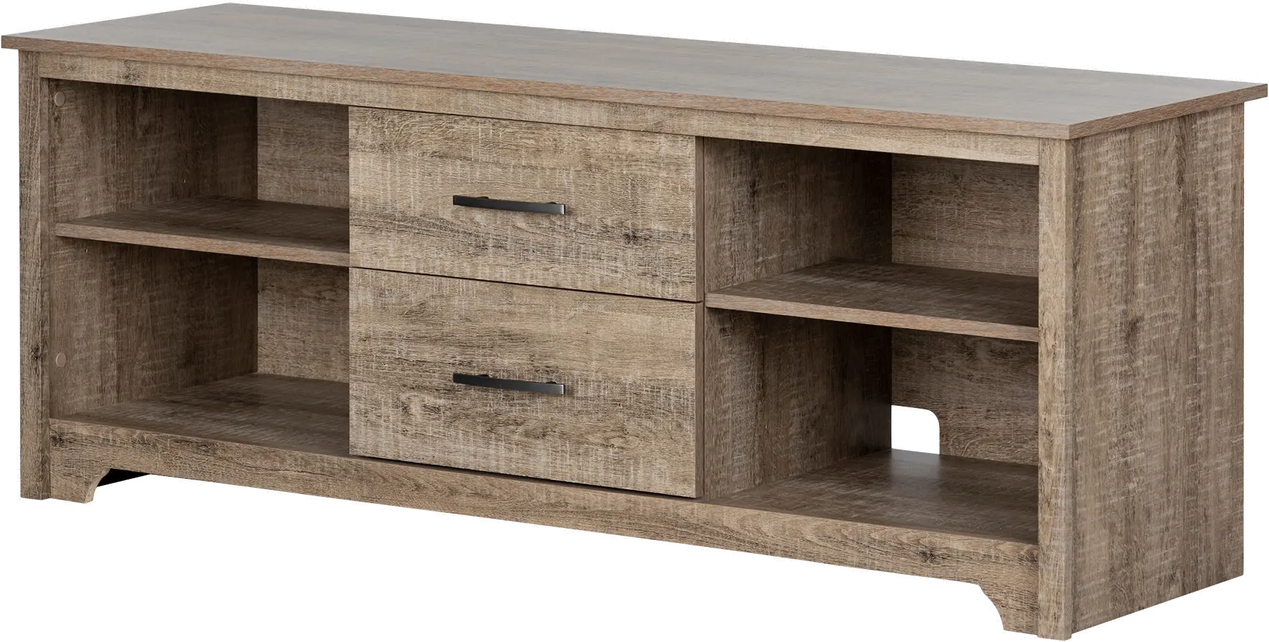 11684 Fusion Weathered Oak 60 Inch TV Stand-2
