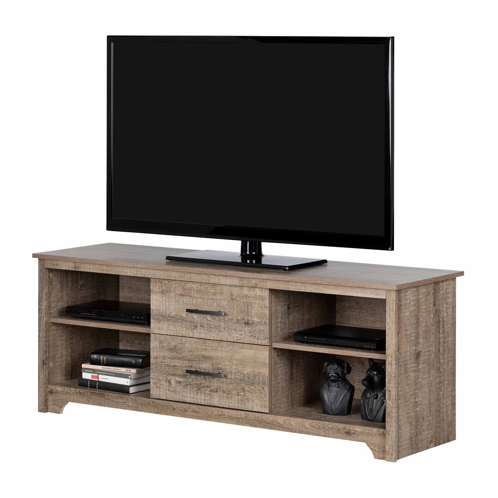 11684 Fusion Weathered Oak 60 Inch TV Stand-6