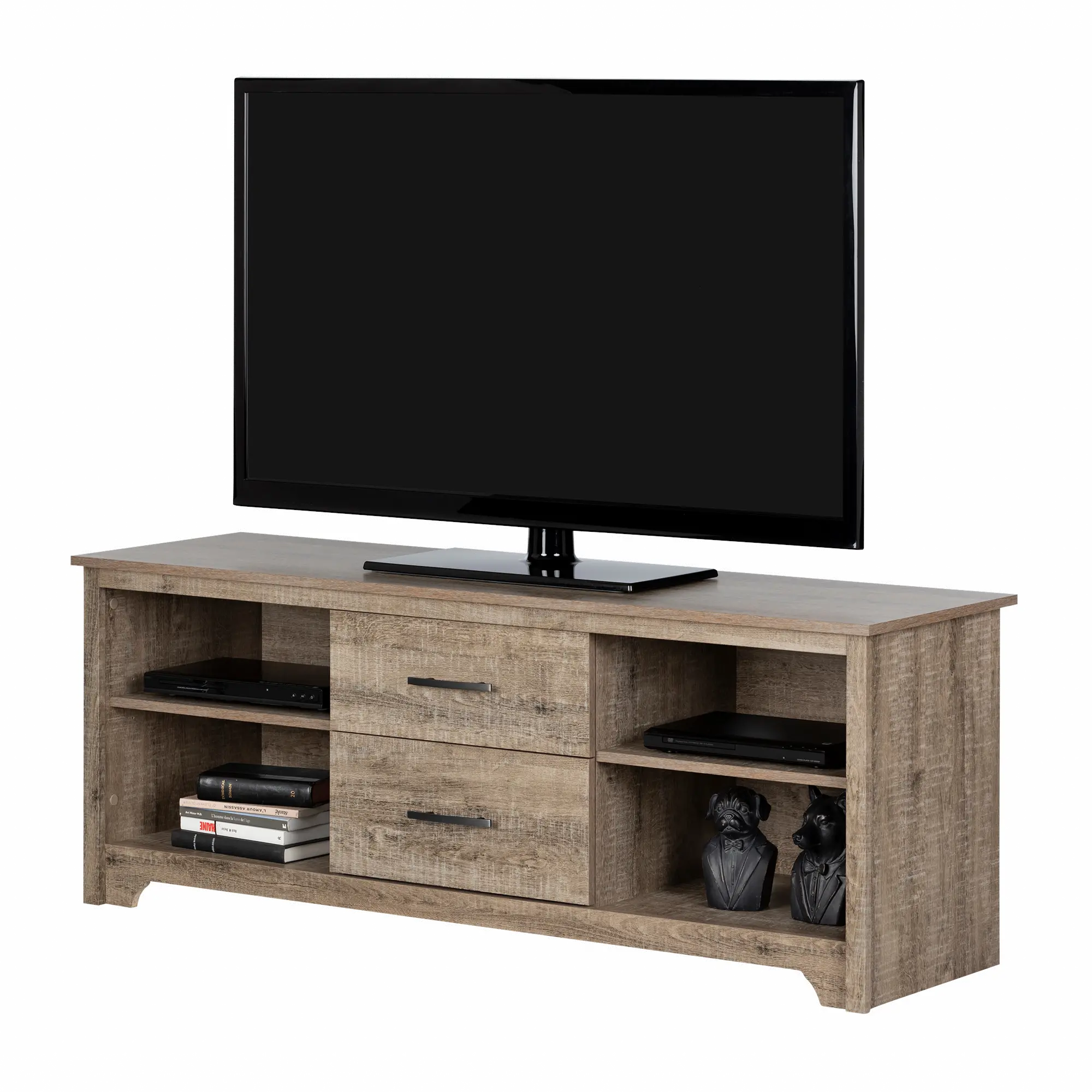 11684 Fusion Weathered Oak 60 Inch TV Stand-6