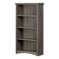 12205 Gray Maple 4-Shelf Bookcase - Artwork-5