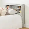 11892 Aviron Seaside Pine Twin Bookcase Headboard - South Shore
