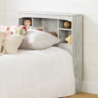 11892 Coastal Seaside Pine Twin Bookcase Headboard - Aviron