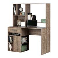11928 Weathered Oak Home Office Computer Desk - Annexe -5