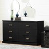 11931 Modern Black Dresser - Gloria