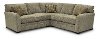 Casual Taupe Gray 3 Piece Sectional Sofa - Scorpio