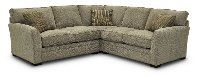 Casual Taupe Gray 3 Piece Sectional Sofa - Scorpio
