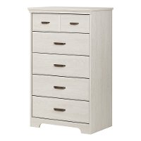 11295 White 5-Drawer Chest - Versa -2